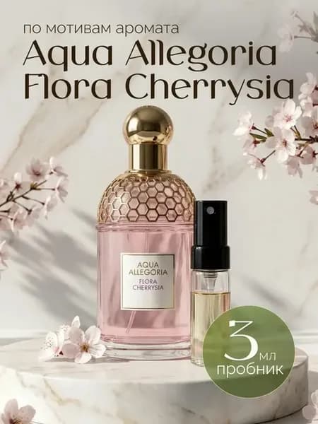 Духи Герлен Aqua Allegoria Flora Cherrysia пробник 3 мл