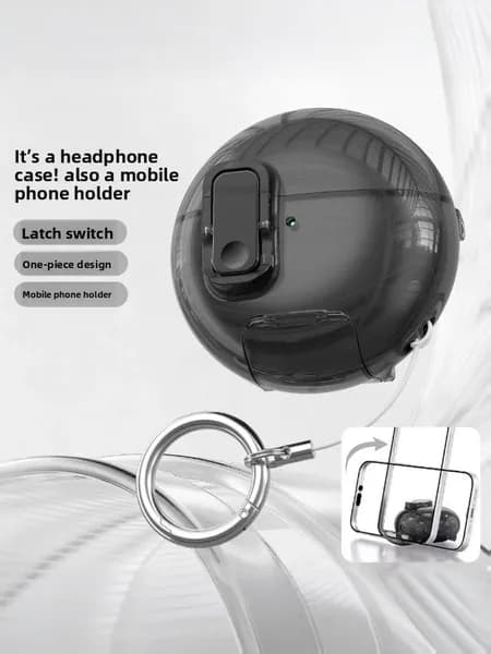 Подходит для чехла для наушников Huawei FreeBuds 7i, прозрачный мягкий защитный чехол.
