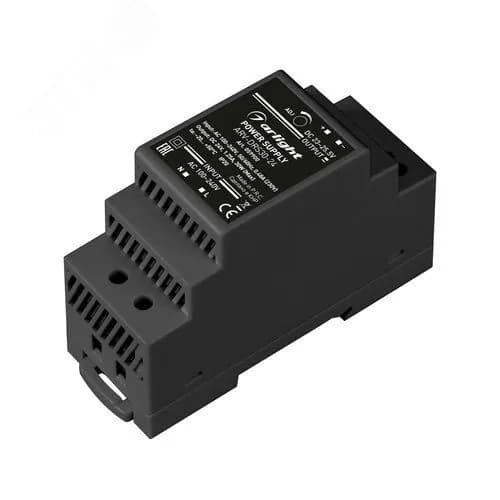 Блок питания ARV-DRS-36-24 (24V, 1.5A, 36W) IP20 DIN-рейка 5 лет, 059900, Arlight