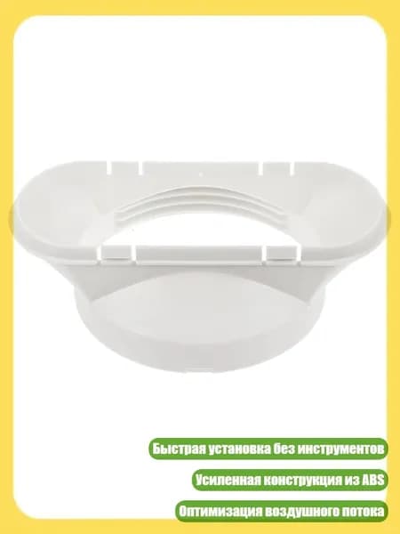 Непротекающий портативный соединитель для шланга кондиционера, пластиковая текстура идеально подходит для выхлопных систем