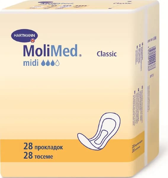 MoliMed Classic midi - МолиМед Классик миди - Урологические прокладки, 28 шт.