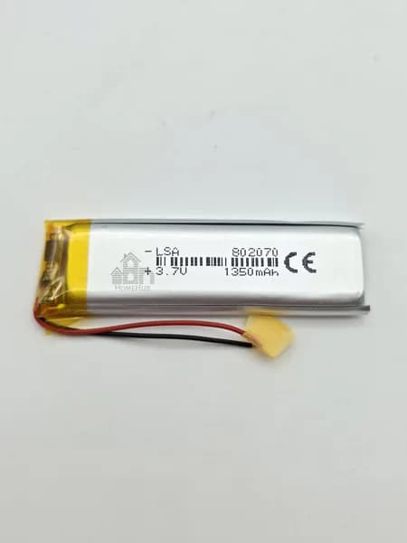 Аккумулятор Li-pol, 802070, 3.7V, 1350mAh