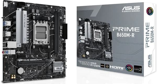 Материнская плата ASUS PRIME B650M-R, SocketAM5, AMD B650, mATX, Ret