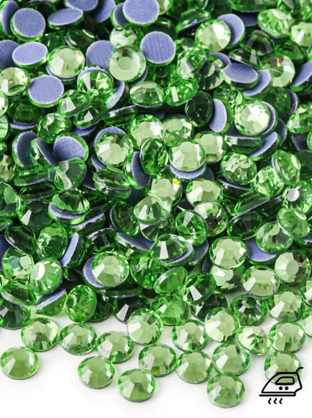 1440 штук стразы Peridot DMC Термическое восстановление стразов Для изготовления одежды, обуви, сумок, чехлов для телефонов и декоративных элементов своими руками