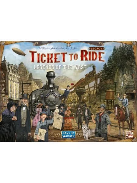 Ticket to Ride - Legacy - Legends of the West (Englisch) Настольная игра