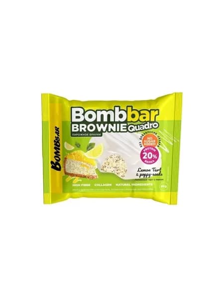 BOMBBAR Печенье Лимонный тарт с маком 50г