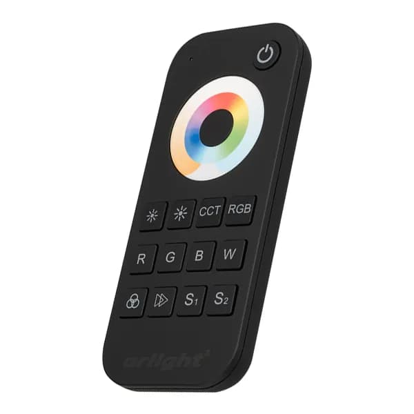 Пульт управления подсветкой SMART-R21-MULTI Black (1 зона, 2.4G) (Arlight, IP20 Пластик, 5 лет)