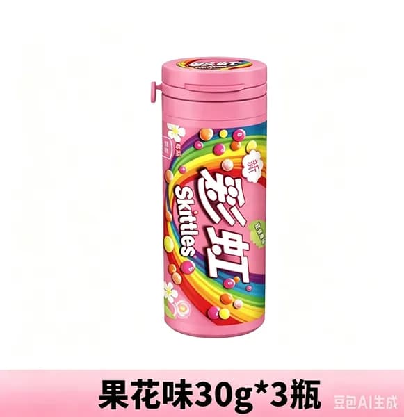 Сладости Skittles с необычным сочетанием цветов и фруктов в удобной упаковке