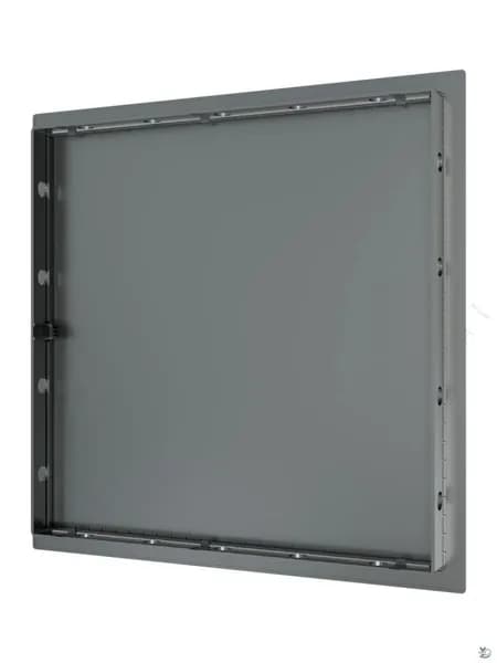 Люк ревизионный нажимной 300х300 L3030N, пластик EVECS, СЕРЫЙ
