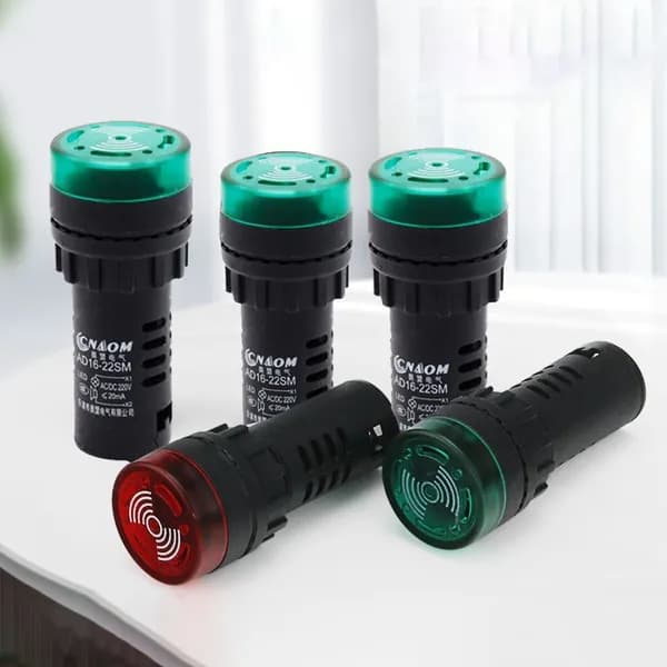 Индикатор светозвуковой AD16 22SM 220V зеленый*1