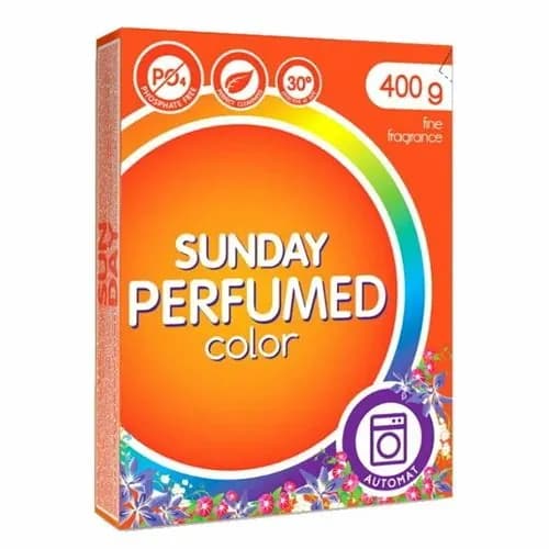 Порошок Sunday для цветного парфюмированный 0,4 кг