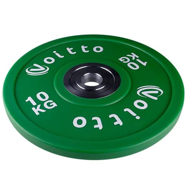 Диск бамперный Voitto V-406 CPU 10 кг, цветной (d51)