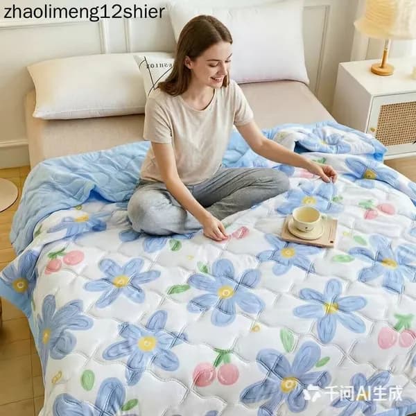 Одеяло Евро 200x220 см, Всесезонное, с наполнителем Ватин, комплект из 1 шт