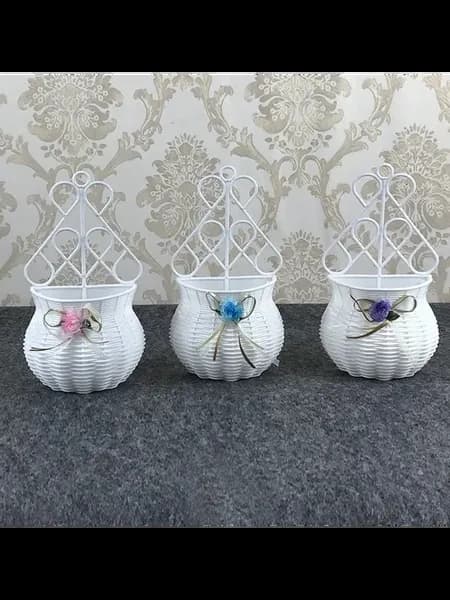 Подвесная корзина для цветов, пластик