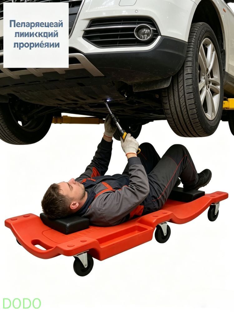 Скейт для ремонта автомобиля длиной 36 дюймов, усиленный вариант для автосервиса и домашнего использования.