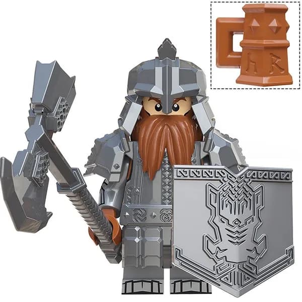 Фигурка Lord of the Rings Властелин Колец, воин гном, конструктор