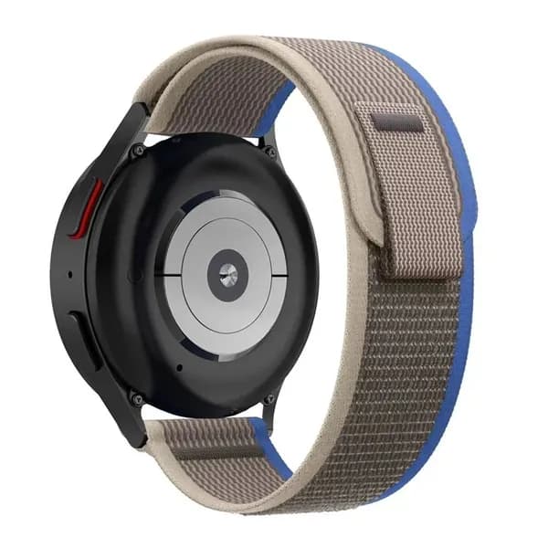 20 мм Нейлоновый ремень для Samsung Galaxy Watch 7 6 5 4 40 44 мм/6classic/5pro, дышащий спортивный ремешок для Amazfit Active 2