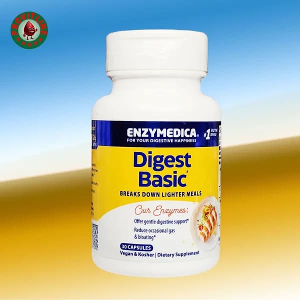 Enzymedica Digest Basic формула основных ферментов ферменты 3O кaпсул для пищеварения комплекс американских энзимов для усвоения пищи