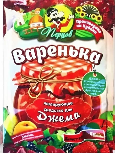 Загуститель Варенька Джем Перцов, смесь для приготовления густого джема и повидла