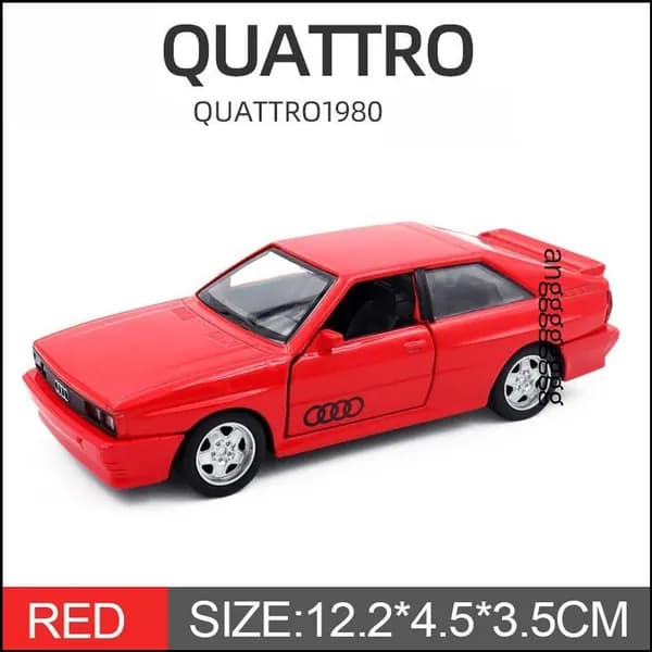 RMZ CITY 1:36 Коллекционная металлическая машина Audi Quattro1980
