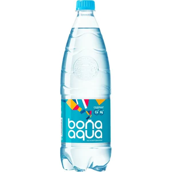 Вода питьевая BONA AQUA негазированная, ПЭТ, 1L