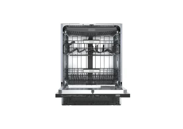 DeLonghi Встраиваемая посудомоечная машина 60см DDW 08F Amazonite, луч на полу, 3 корзины,8 программ, самоотчистка, отложенный старт, половинная загрузка