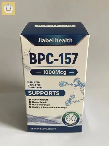 Пептид для заживления ран,желудка,суставов и связок BPC-157 Jiabei health 60 caps/ БПС-157 Jiabei Health 60 капс