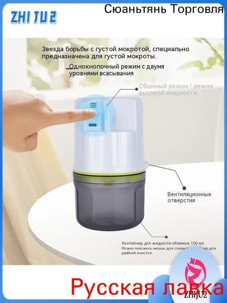 Электрический аспиратор мокроты/ устройство отсоса/отсасыватель мокроты