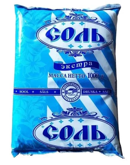 Соль экстра "Полесье" МОЗЫРЬСОЛЬ,фас. 1кг.*10шт.
