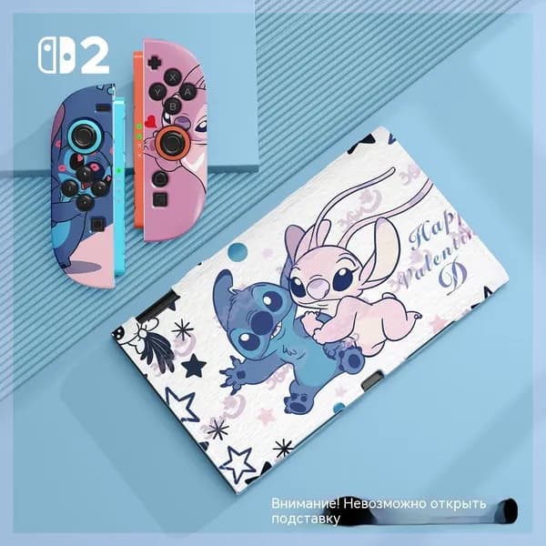 Съемная мягкая оболочка из ТПУ для Switch2, 2 колпачка для джойстика Защитный чехол для всего тела-Прошивка_Switch2 Стиль 1