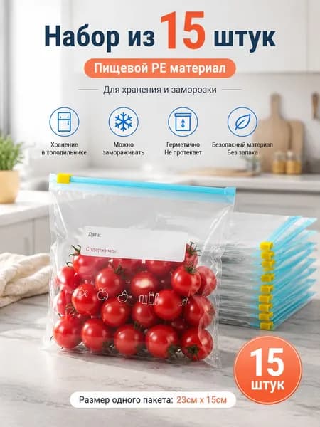 Gurmanoff Пакеты для заморозки