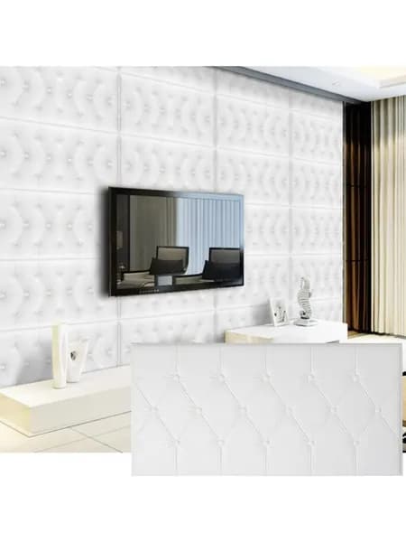 3D самоклеящиеся мягкие панели для стен из XPE, защитные стеновые панели от ударов и шума
