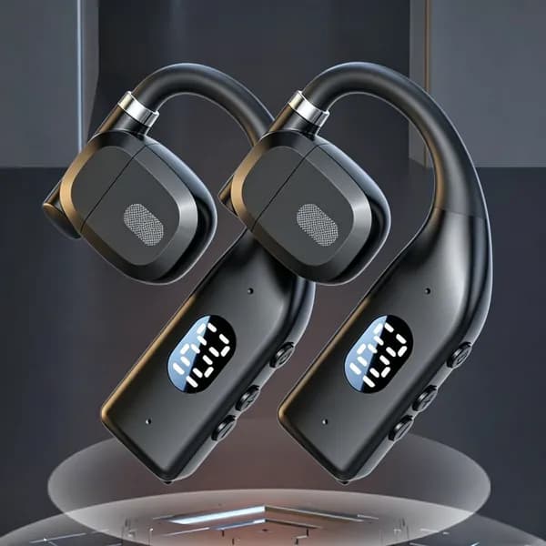 Наушники беспроводные с микрофоном, Bluetooth, USB Type-C, серый металлик, черный