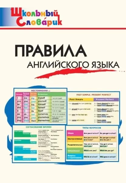 Правила английского языка. Начальная школа | Электронная книга
