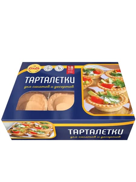 Тарталетки 18 шт. 110 гр.