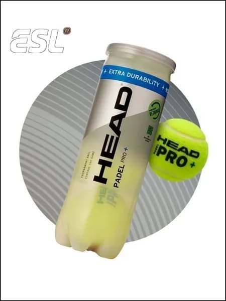 Мячи для игры в падел Head Padel Pro (3 мяча в банке)