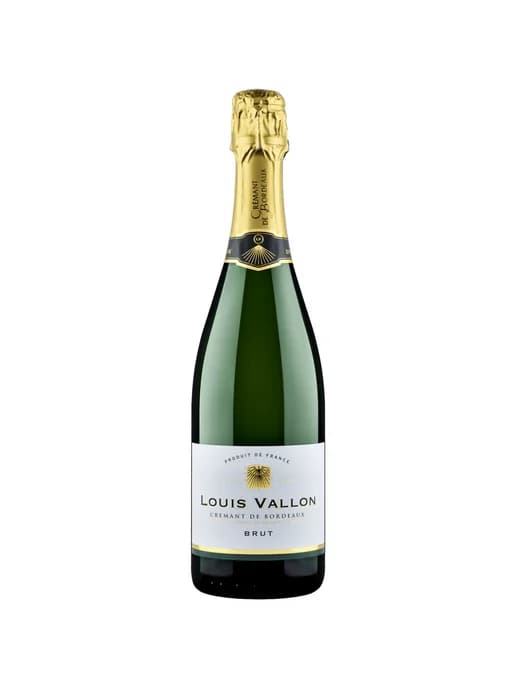 Вино игристое Louis Vallon Cremant de Bordeaux б брют 0,75 л