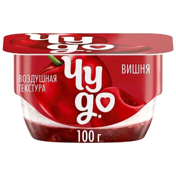 Творожок двухслойный Чудо Вишня 4.2%, 100г