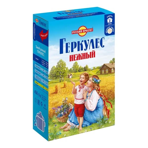 Хлопья Русский Продукт Геркулес Нежный овсяные 450 г