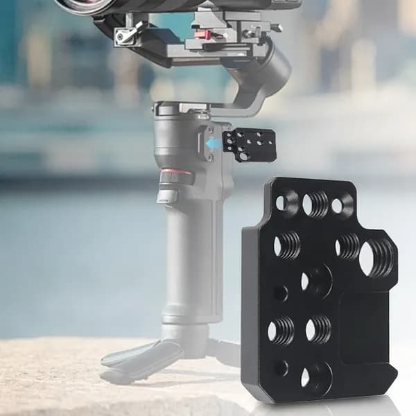 Алюминиевая расширительная плата для стабилизаторов DJI Ronin: 5 1/4 , 1 3/8 , башмак