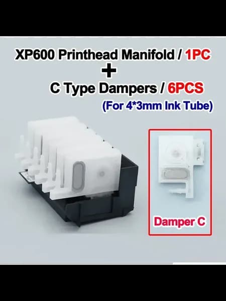 Коллектор печатающей головки XP600 с демпфером DTF для Epson