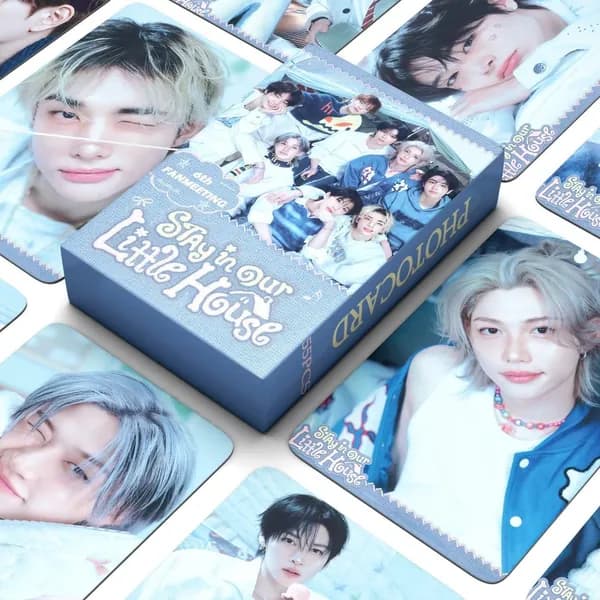 KPOP 55шт/коробка STRAY KIDS 6TH FANMEETING Фотокарточки LOMO Card