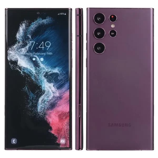 Для Samsung Galaxy S22 Ultra 5G Цветной экран Неработающий поддельный макет дисплея Модель