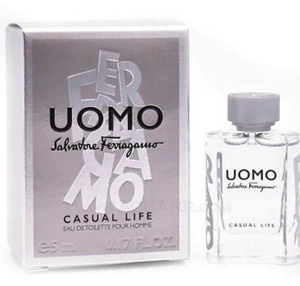 Salvatore Ferragamo туалетная вода мужская Uomo Casual Life, 5 мл миниатюра