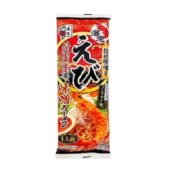Лапша Рамен со вкусом Мисо и креветки, 1порц., 125 г, ITSUKI