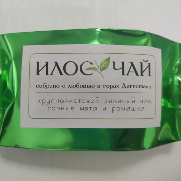 Зеленый чай с мятой и ромашкой из Дагестана ИЛОС