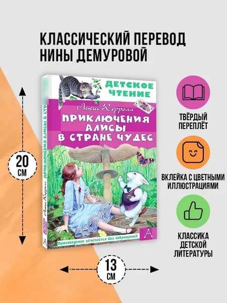 Приключения Алисы в Стране Чудес Внеклассное чтение | Кэрролл Льюис
