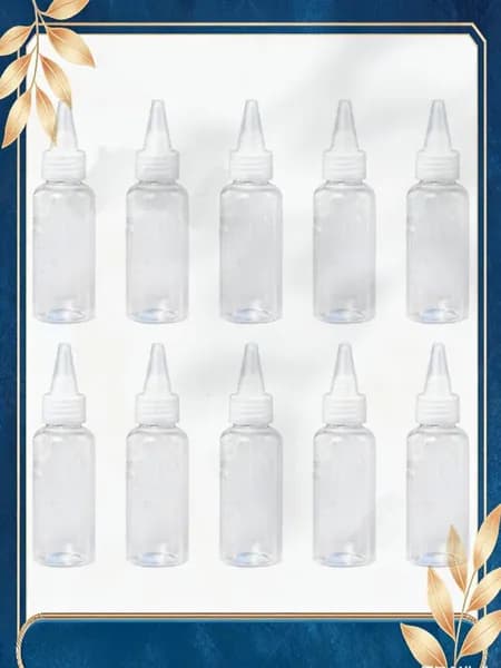 10 шт. прозрачные бутылки для смешивания красок, 50ml