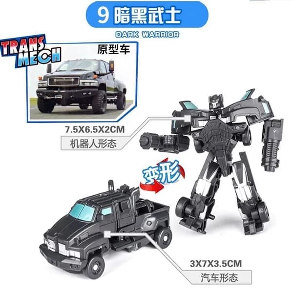 1toy Звёздный защитник, робот-трансформер 9 см, собирается в грузовик, коробка
