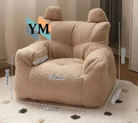 Прямой диван 52х52х48 см,коричневый, хаки